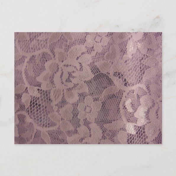 Lavender Lace PostInvitations