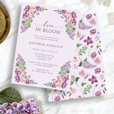 Lavender Love Bridal Shower Invitations