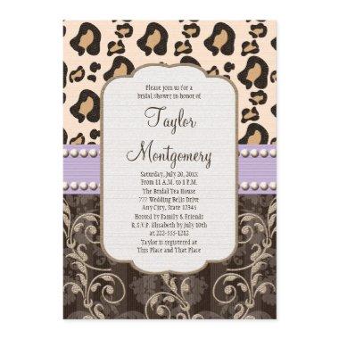 Lavender Pearl Leopard Print