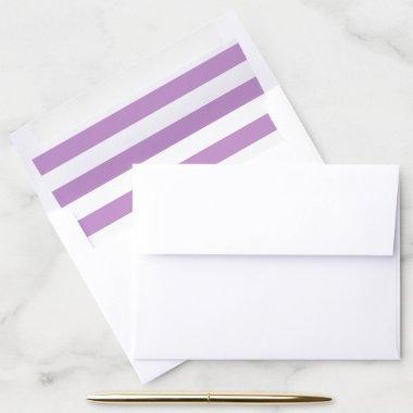 Lavender Purple Stripes to match Lemons Shower Envelope Liner