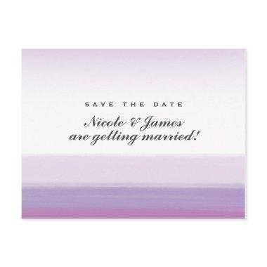Lavender Purple Watercolor Save The Date Post