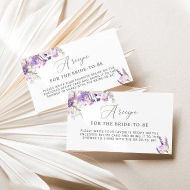 Lavender Recipe for the bride to be Enclosure