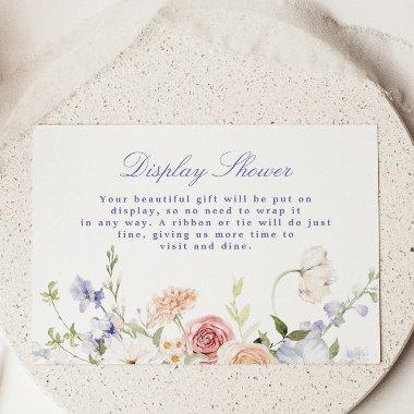 Lavender Spring Pastel Floral Display Shower Enclosure