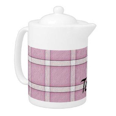 Lavender Tile Teapot