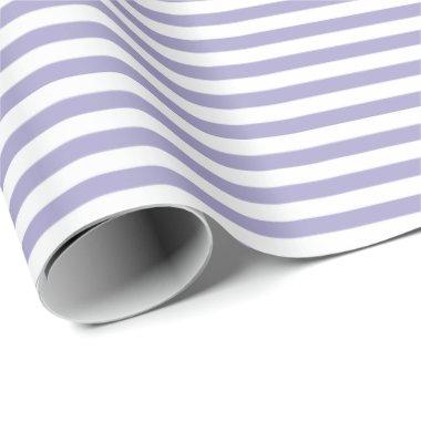Lavender | White Stripe Wrapping Paper