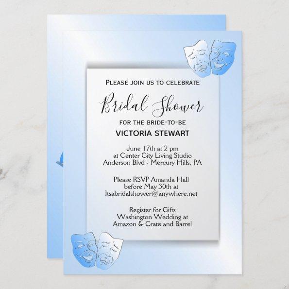 Lazy Day Sailing Theater Bridal Shower Invitations