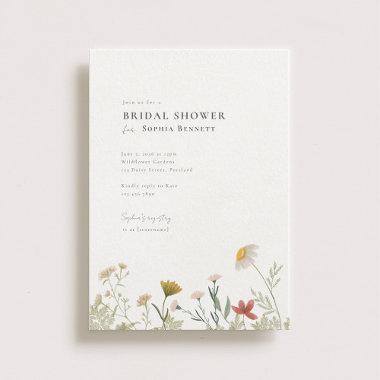 Leander Wildflower Bridal Shower Invitations