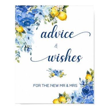 Lemon Advice & Wishes  Table Sign