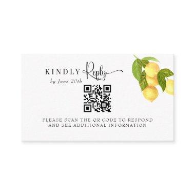 Lemon and Greenery | RSVP Enclosure