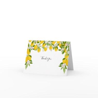 Lemon Blosssom Greenery Thank You