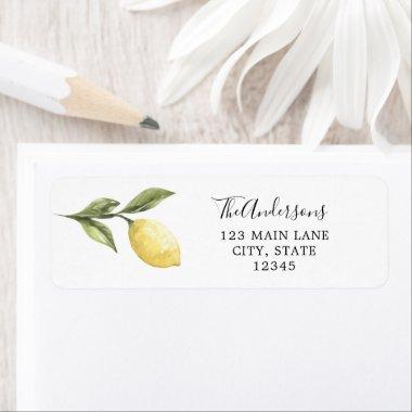 Lemon Branch Return Address Label