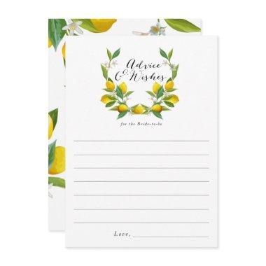 Lemon  advice and wishes