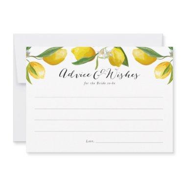 Lemon  advice and wishes