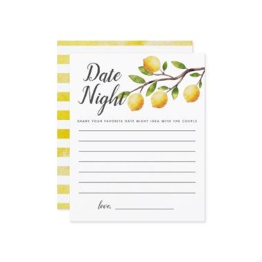 Lemon Bridal Shower Date Night Ideas