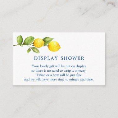 Lemon Bridal Shower Display Shower Enclosure Invitations
