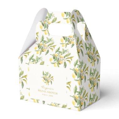 Lemon  Favor Box