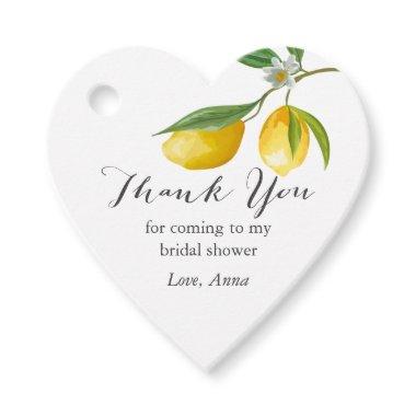 Lemon Bridal shower Favor Tags