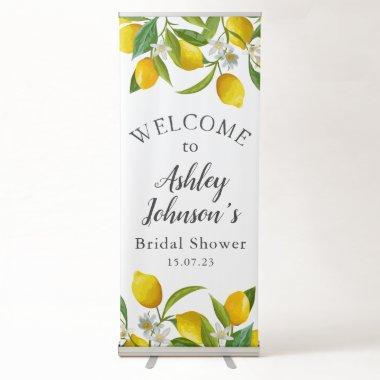 Lemon  Party Welcome Sign