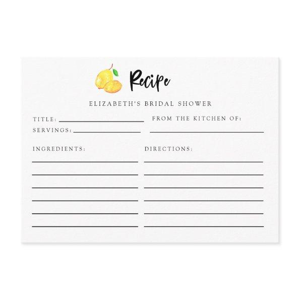 Lemon  Recipe  Elegant Minimal