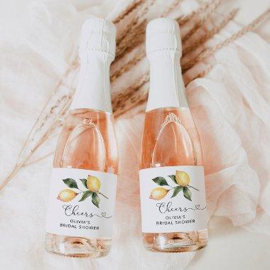 Lemon  Sparkling Wine label