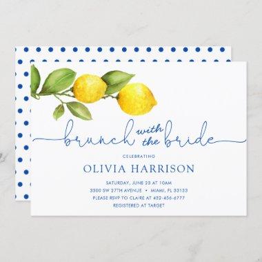 Lemon Brunch with the Bride Shower Invitations