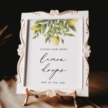 Lemon Calligraphy  Lemon drops Sign
