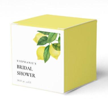Lemon Citrus Branch Greenery   Favor Boxes