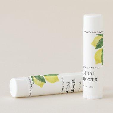 Lemon Citrus Branch Greenery Bridal Shower  Lip Balm