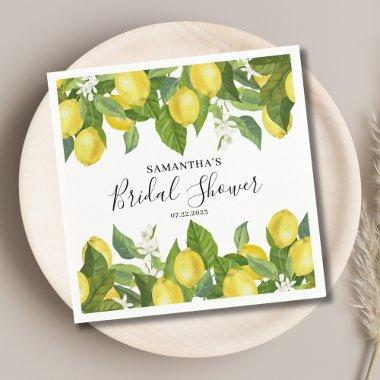 Lemon Citrus  Paper Napkin