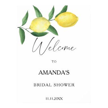 Lemon Citrus -  welcome sign