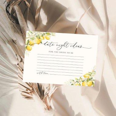 Lemon Citrus Date Night Ideas