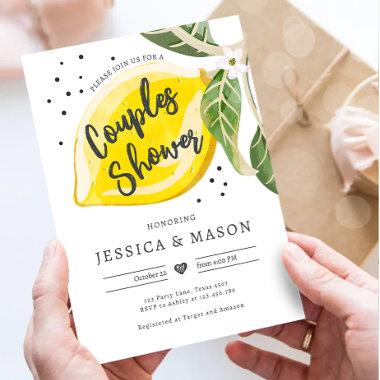 Lemon Citrus Greenery Summer Couples Shower