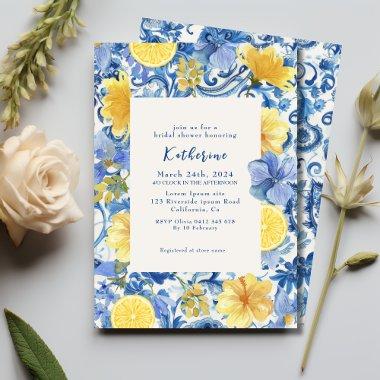 Lemon citrus italian blue