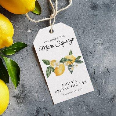 Lemon Citrus Main Squeeze  Gift Tags
