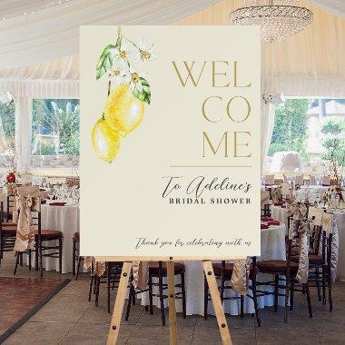 Lemon Citrus Main Squeeze  Welcome Foam Board