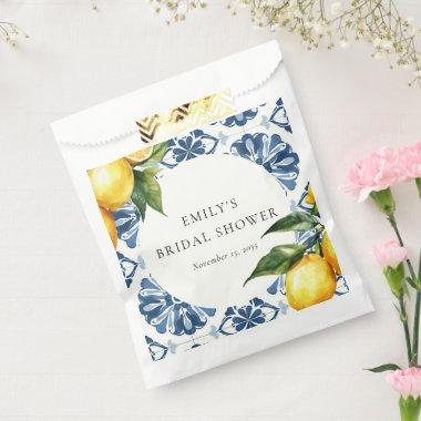 Lemon Citrus Positano Italian  Favor Bag