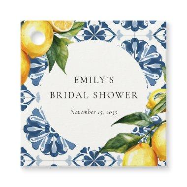 Lemon Citrus Positano Italian  Favor Tags