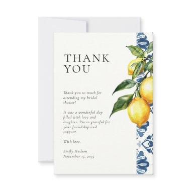Lemon Citrus Positano Italian  Thank You