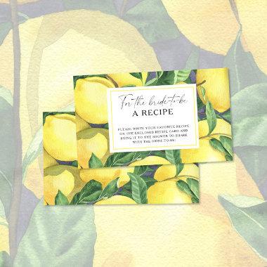 Lemon Citrus - Recipe for the bride to be Enclosure