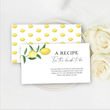 Lemon Citrus - Recipe for the bride to be Enclosure
