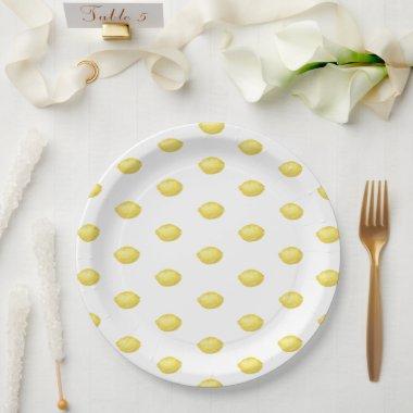 Lemon Citrus - Wedding Paper Plates