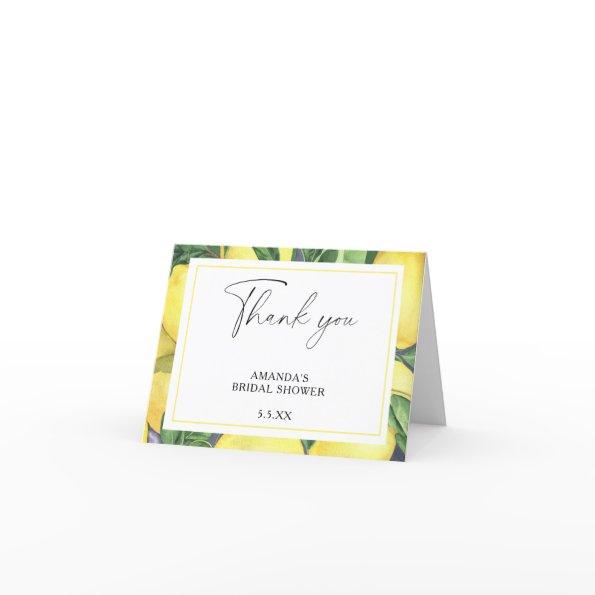 Lemon Citrus - Wedding Thank You