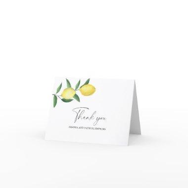 Lemon Citrus - Wedding Thank You