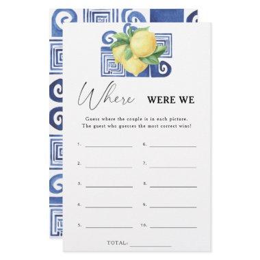 Lemon Citrus - Where were we  game