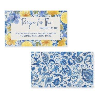 Lemon citrus yellow and blue  enclosure