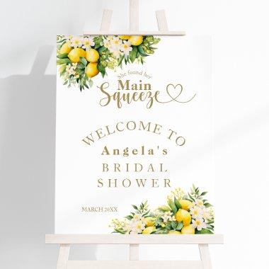 Lemon Elegant Modern Welcome  Foam Board