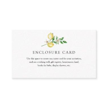 Lemon Enclosure Invitations