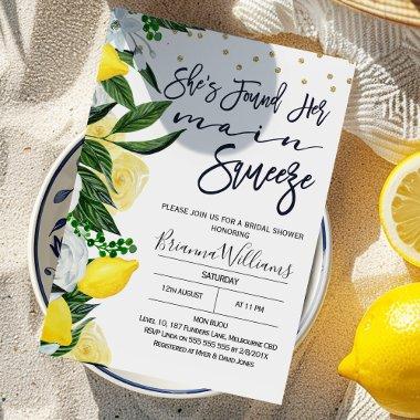 Lemon Floral Main Squeeze