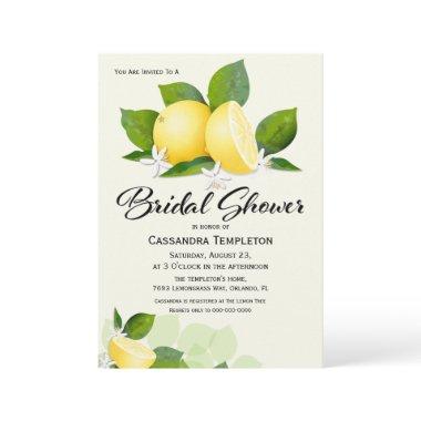 Lemon Fruit | Bridal Shower Invitations