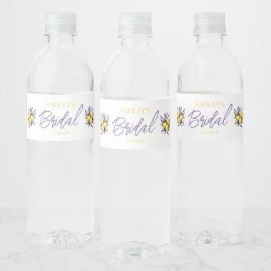 Lemon Lavender Water Bottle Label